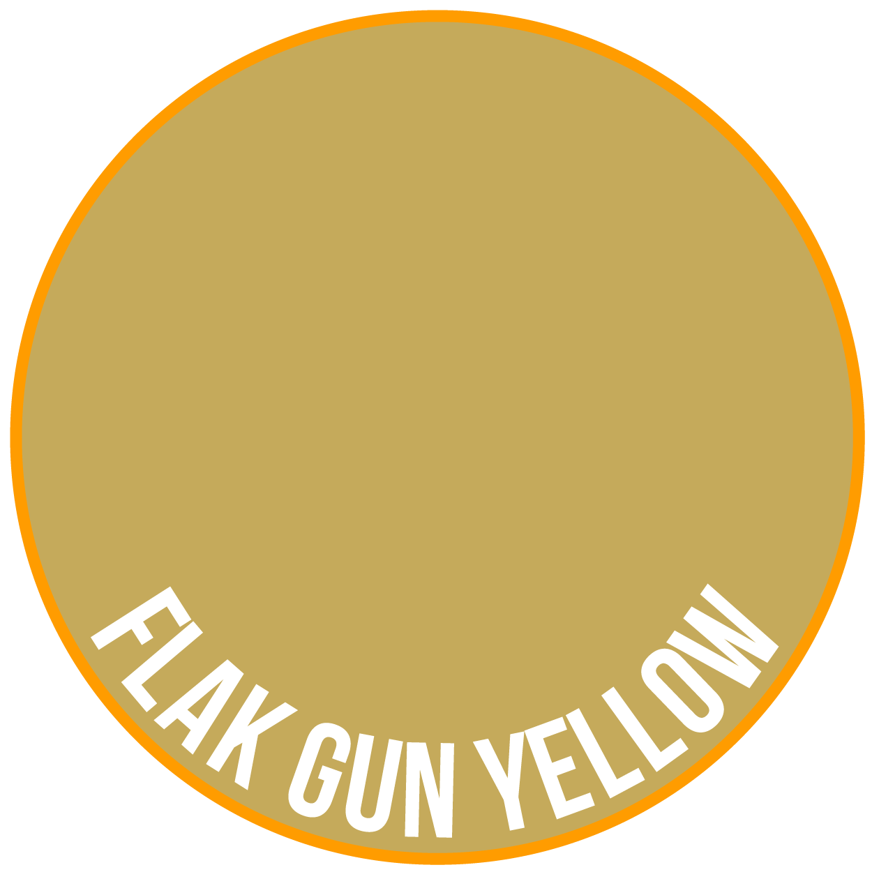 Flak Gun Yellow - Two Thin Coats Paint