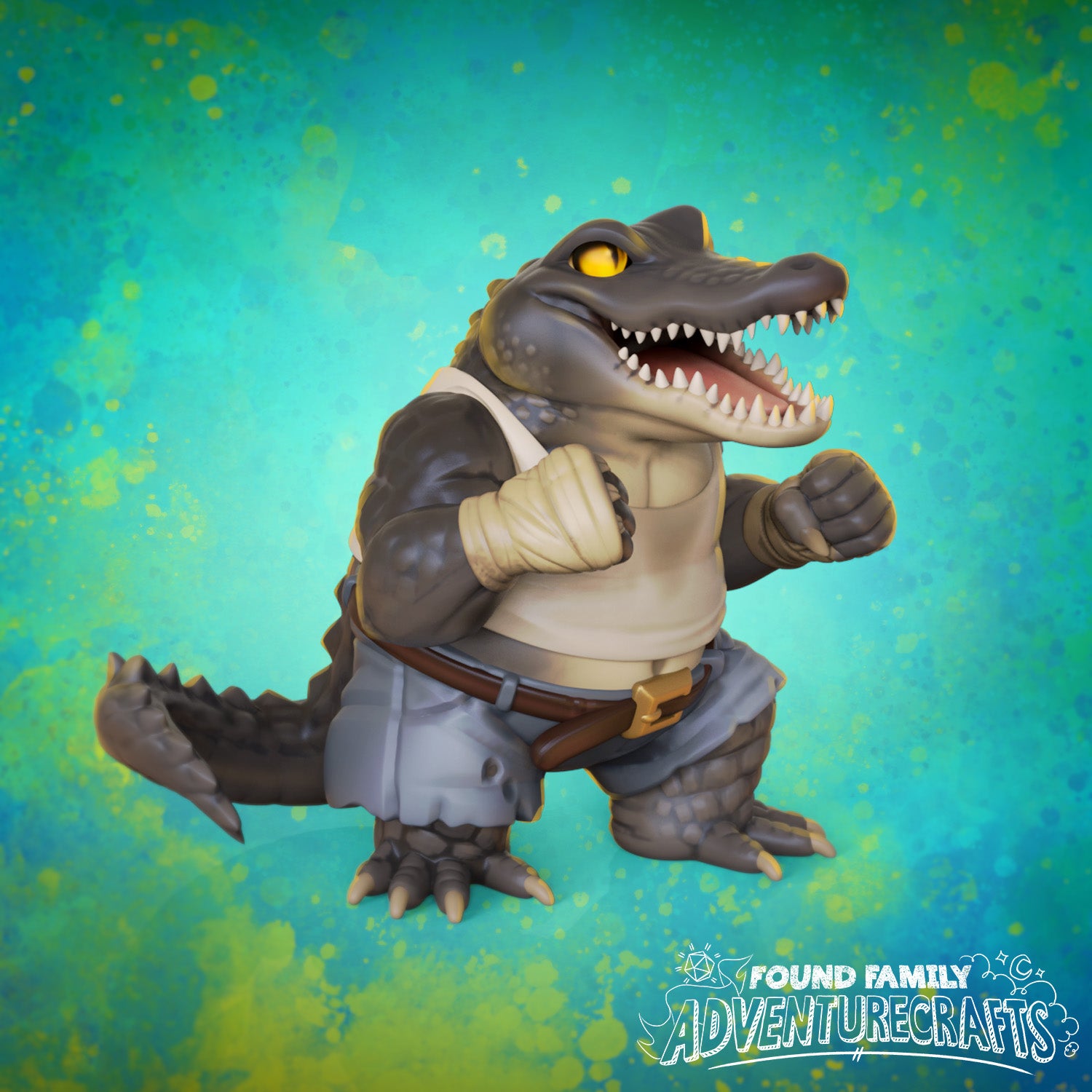 Gator Fighter Oversized Miniature