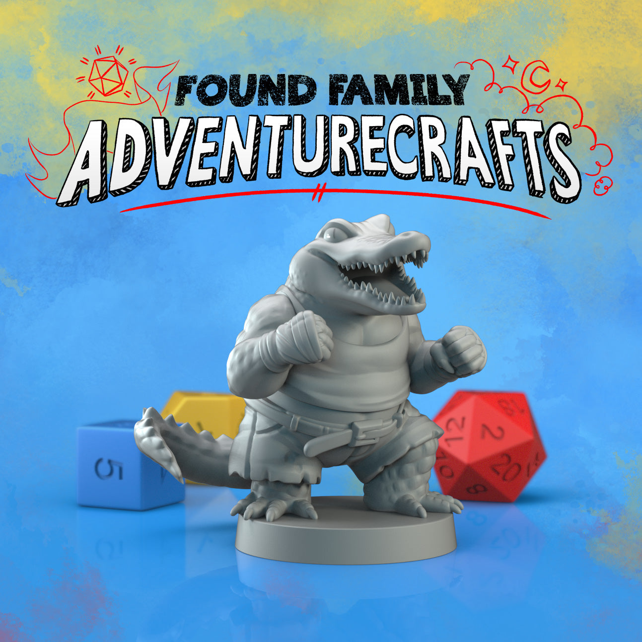 Gator Fighter Oversized Miniature