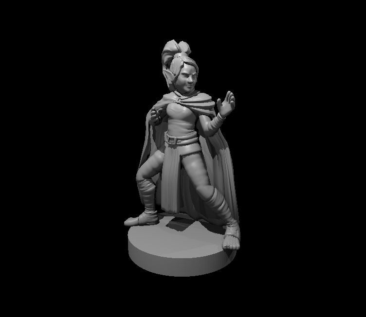 Gnome Female Monk - 28mm Scale Miniature