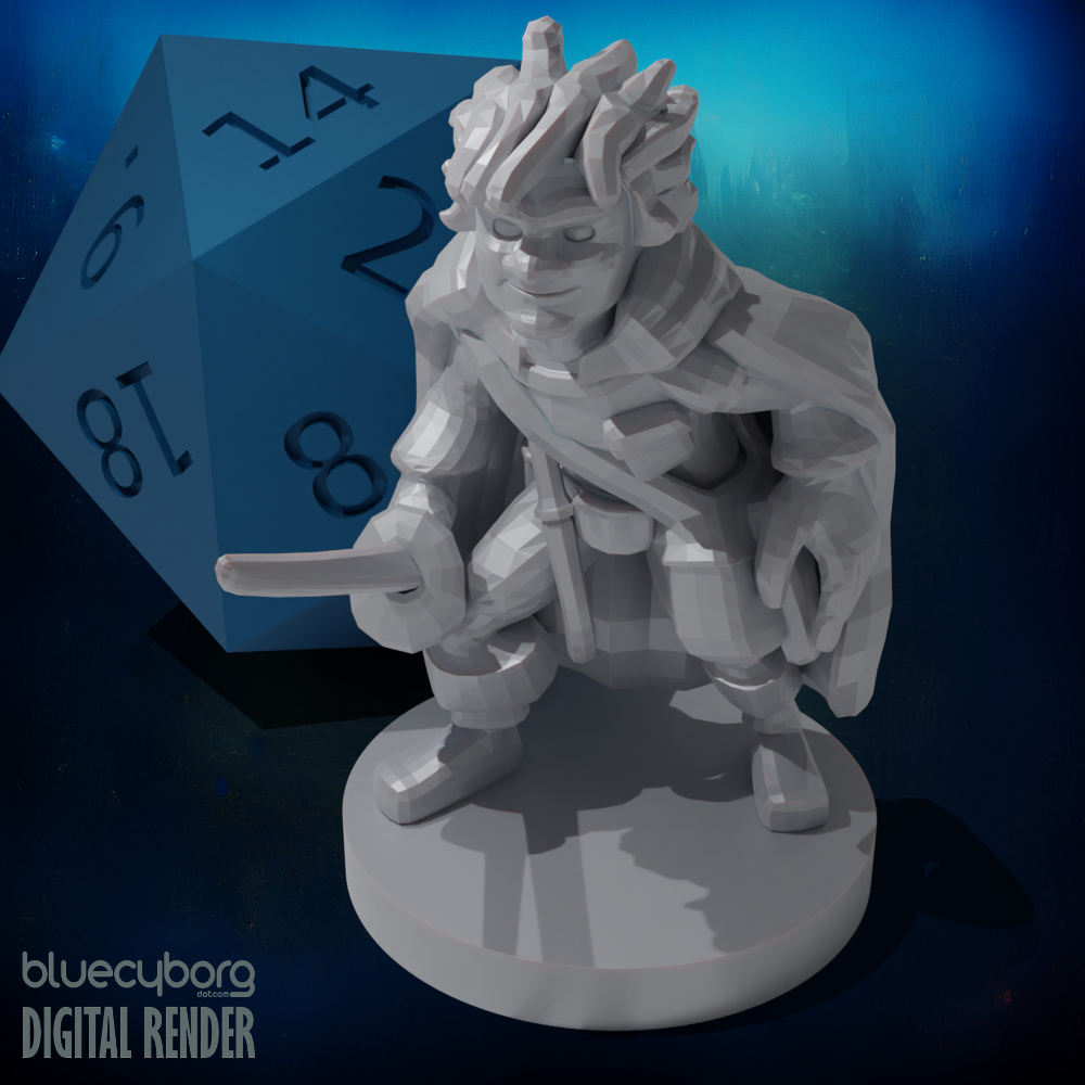 Gnome Arcane Trickster Rogue 28mm Scale Miniature