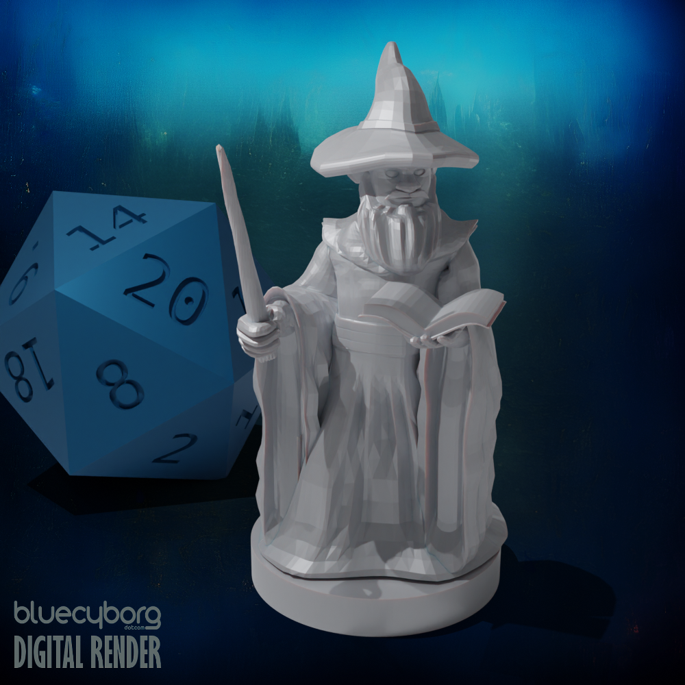 Gnome Wizard 28mm Scale Miniature