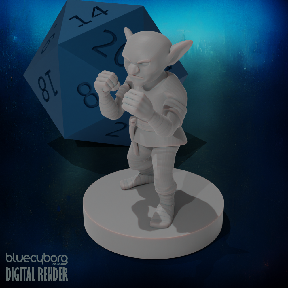 Goblin Monk 28mm Scale Miniature