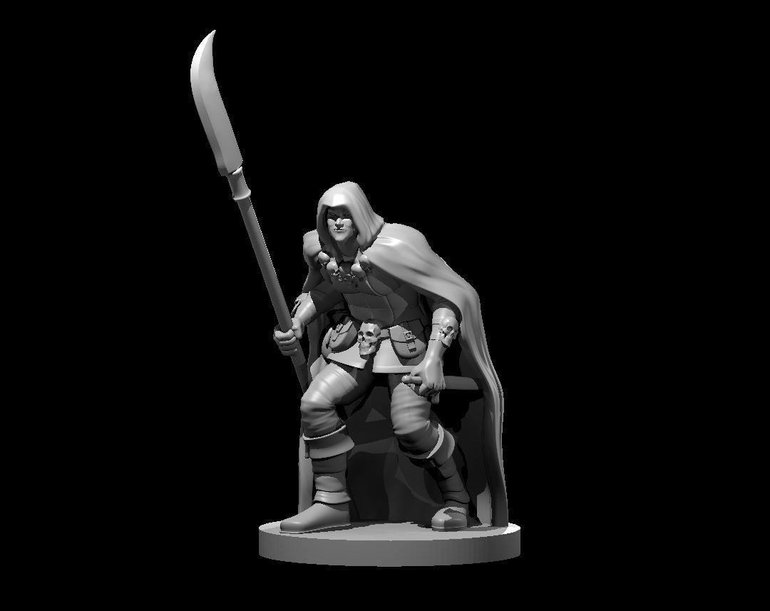 Half Elf Warlock 6 - 28mm Scale Miniature
