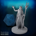 Half Dryad Female Wizard 28mm Scale Miniature