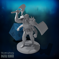 Half Orc Four Armed Barbarian 28mm Scale Miniature