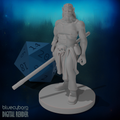 Half Orc Male Monk 2 28mm Scale Miniature