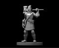 Half Elf Male Artificer - 28mm Scale Miniature