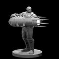 Half Orc Cannoneer Artificer - 28mm Scale Miniature