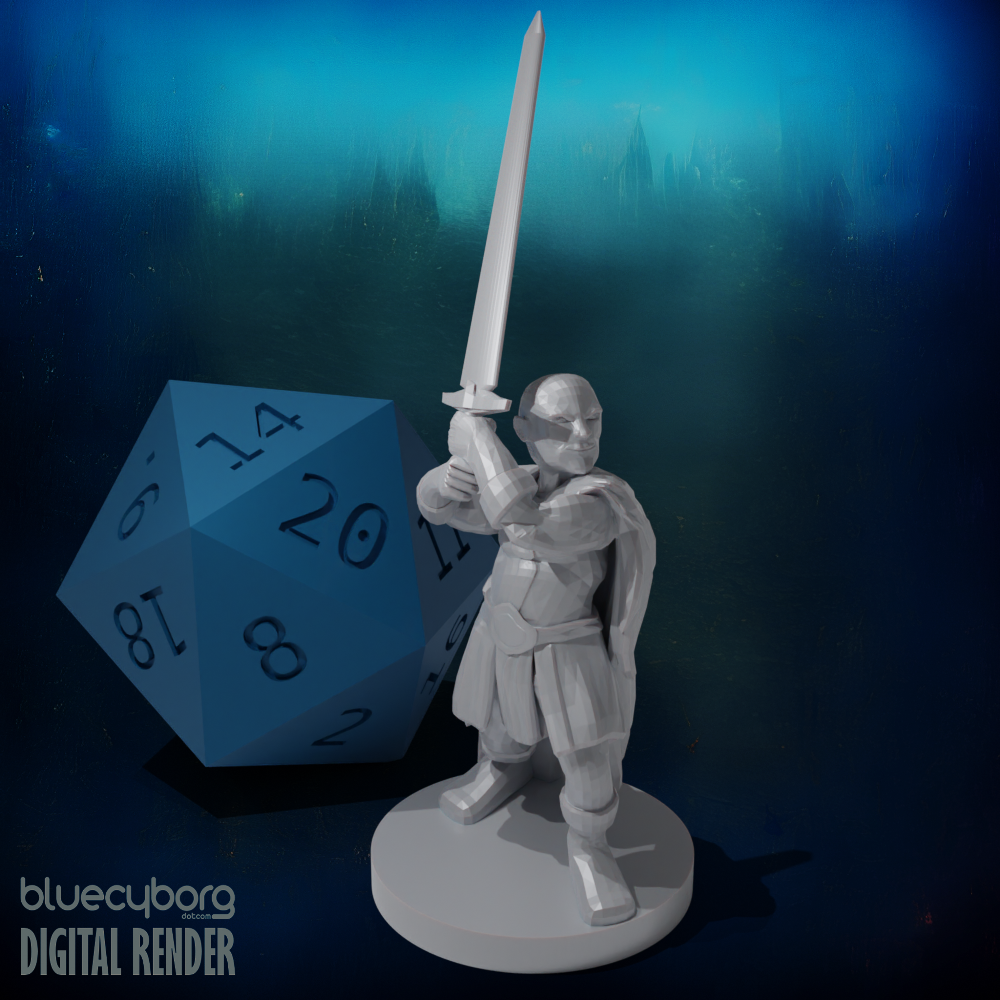 Halfling Barbarian 28mm Scale Miniature