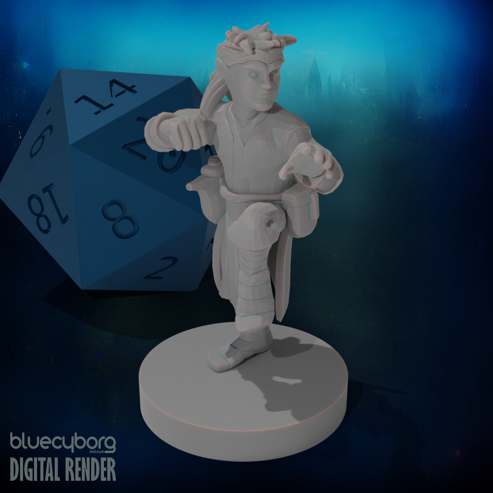 Halfling Ninja 28mm Scale Miniature