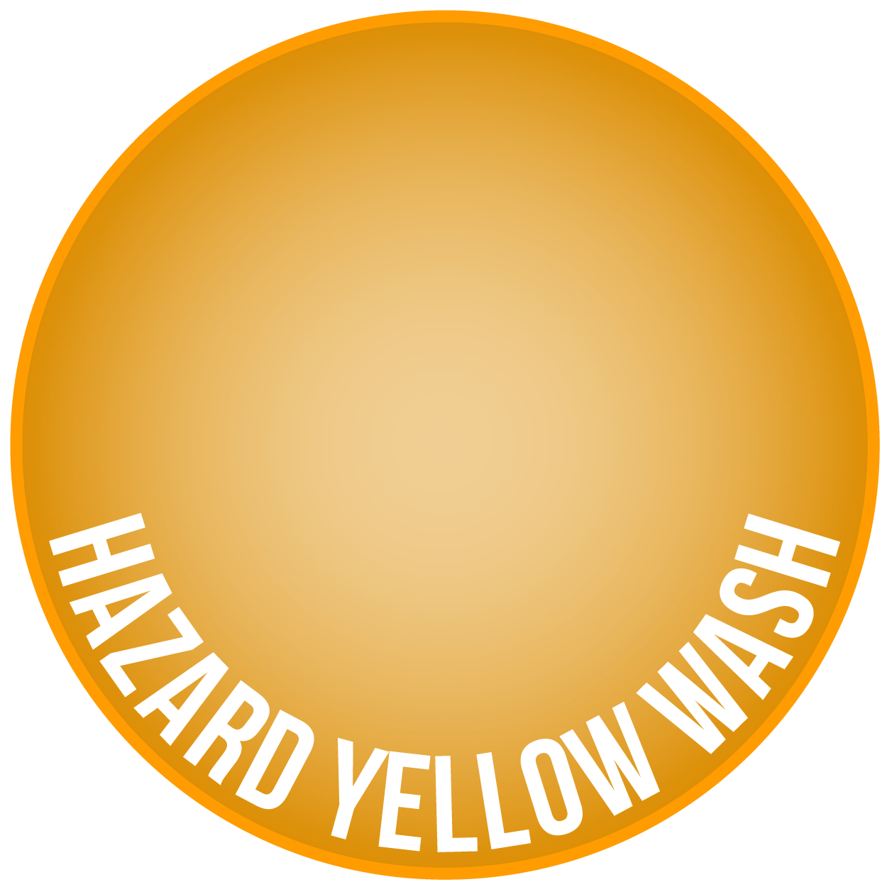 Hazard Yellow Wash - Two Thin Coats Paint