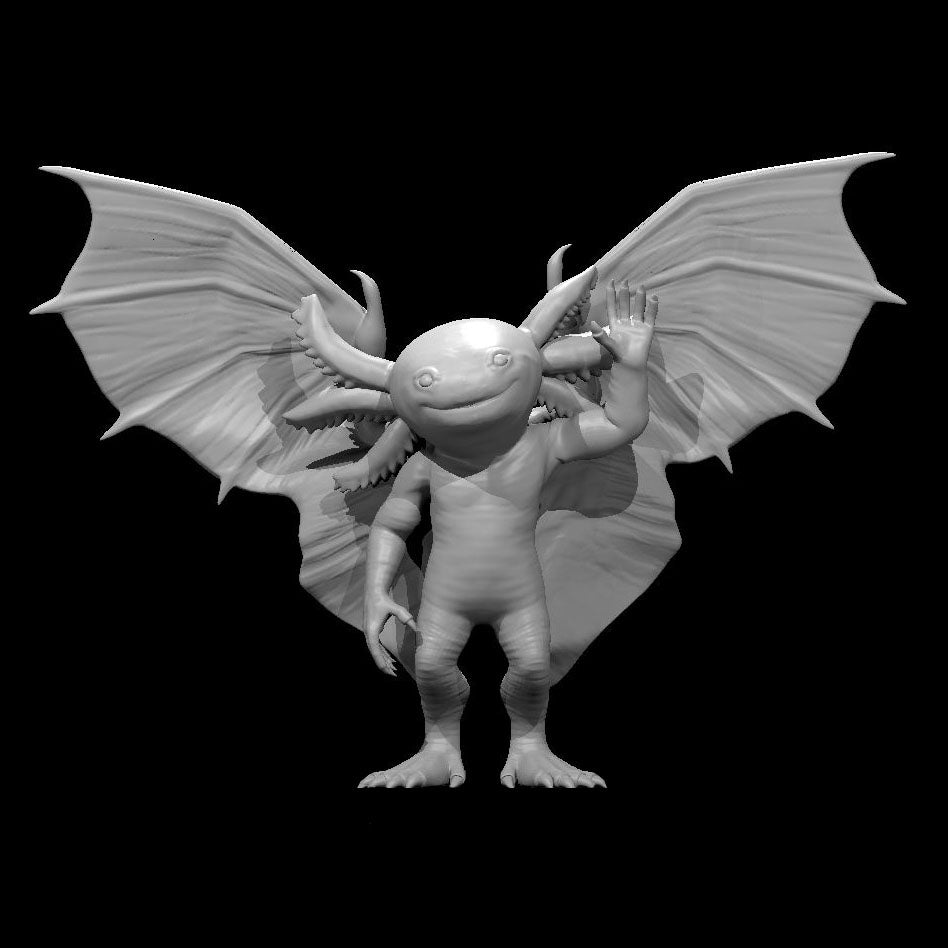 Homunculus Axolotl 28mm Scale Miniature