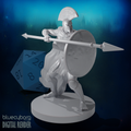 Hoplite Female 28mm Scale Miniature