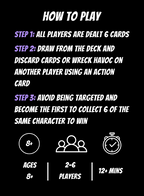 The Six - Edition One - Card Game