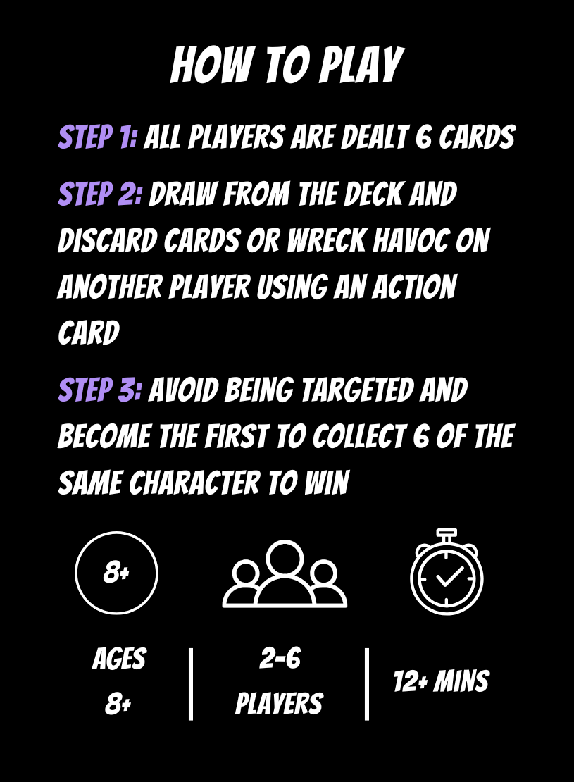The Six - Edition One - Card Game