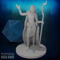 Human Female Druid 1 28mm Scale Miniature