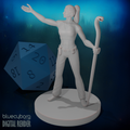 Human Female Druid 4 28mm Scale Miniature