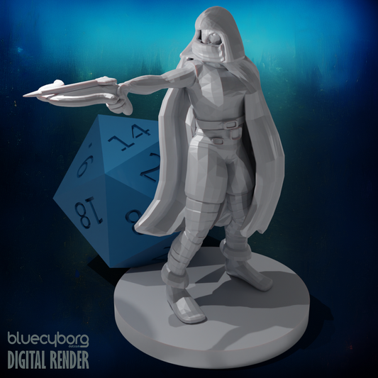 Human Female Rogue 3 28mm Scale Miniature