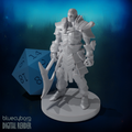 Human Male Barbarian 2 28mm Scale Miniature
