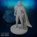 Human Male Paladin 28mm Scale Miniature