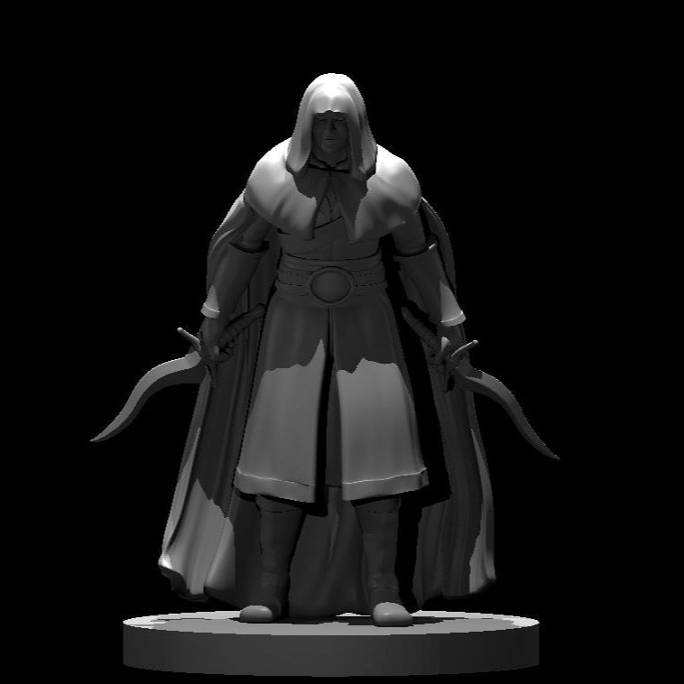 Human Male Rogue 7 28mm Scale Miniature