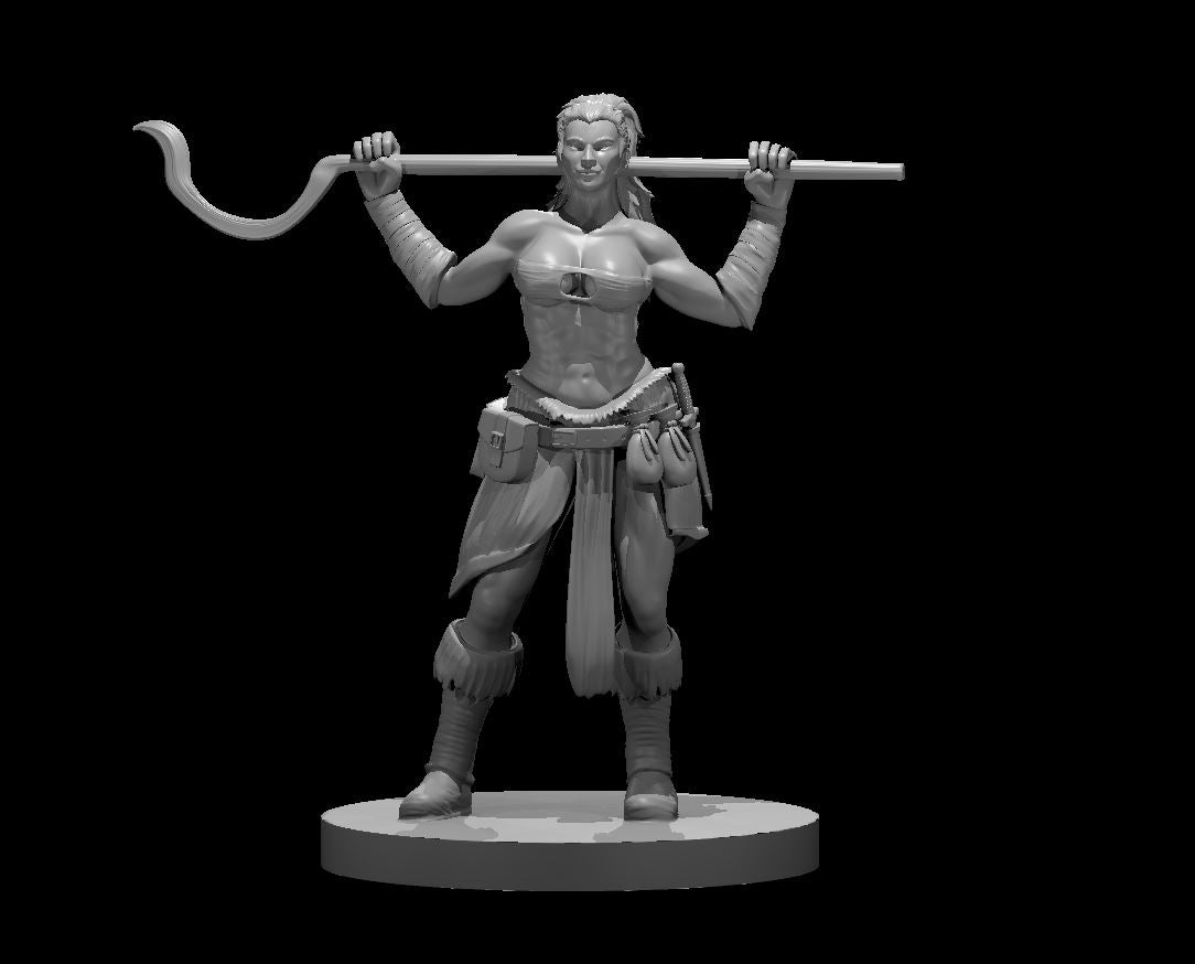Human Female Druid 2 - 28mm Scale Miniature