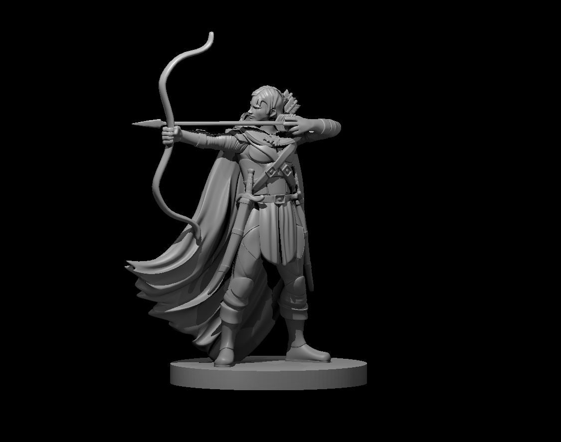 Human Female Ranger - 28mm Scale Miniature