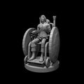 Human Male Artificer on Battle Wheelchair - 28mm Scale Miniature