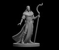 Human Male Druid 1 - 28mm Scale Miniature