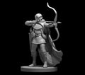 Human Male Ranger 4 - 28mm Scale Miniature
