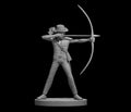 Human Male Ranger 5 - 28mm Scale Miniature
