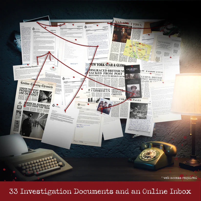 Murder in Market Hill - Cryptic Killers - Unsolved Murder Mystery Case File Game