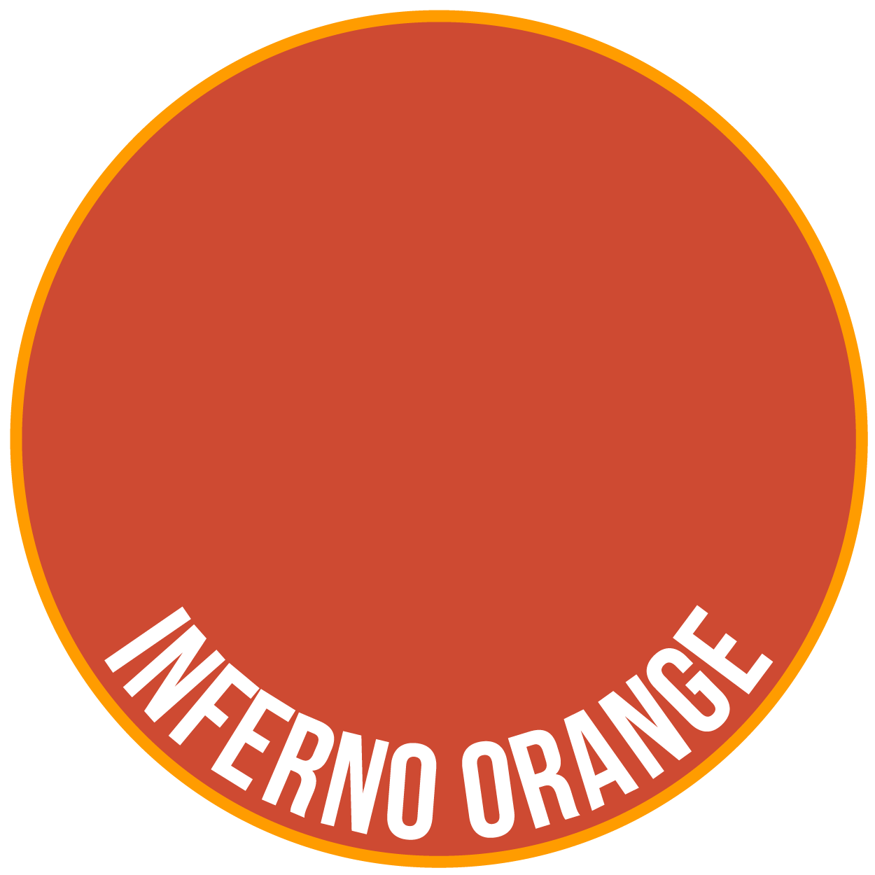 Inferno Orange - Two Thin Coats Paint