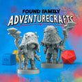 Inky Cap Mushroomfolk by Found Family Adventurecrafts — grey sculpt render