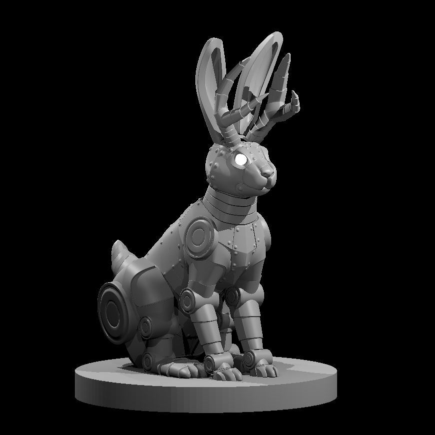 Jackalope Steel Defender - 28mm Scale Miniature