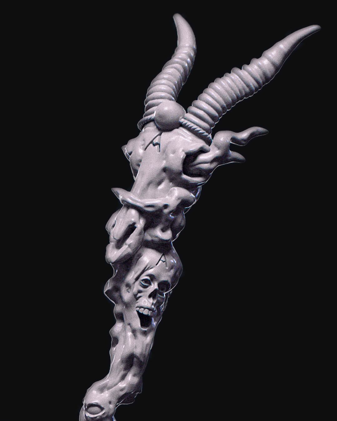 Kalal, Highpriest of Arzan - NPC -  32mm / 75mm Scale Miniature