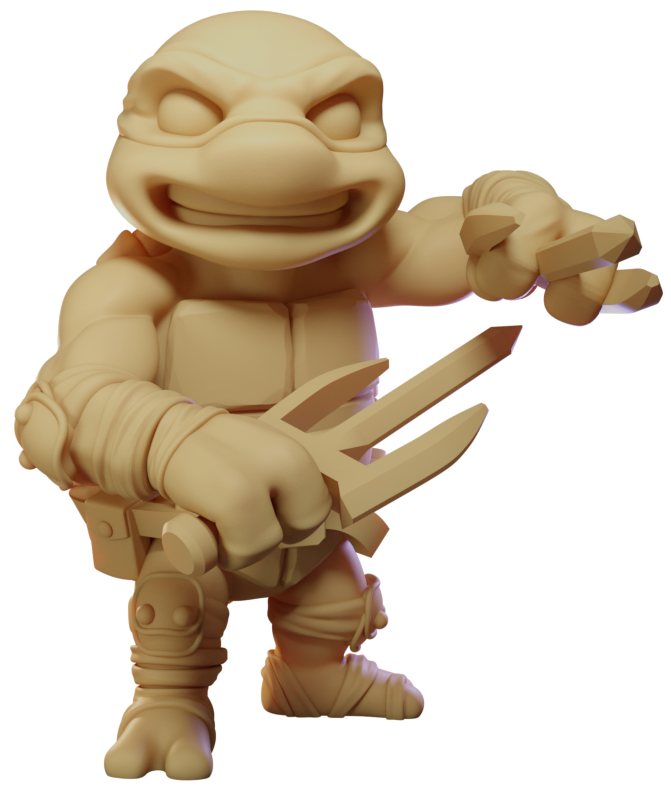 Stone King's Sewer Tortle Gang Oversized Miniatures