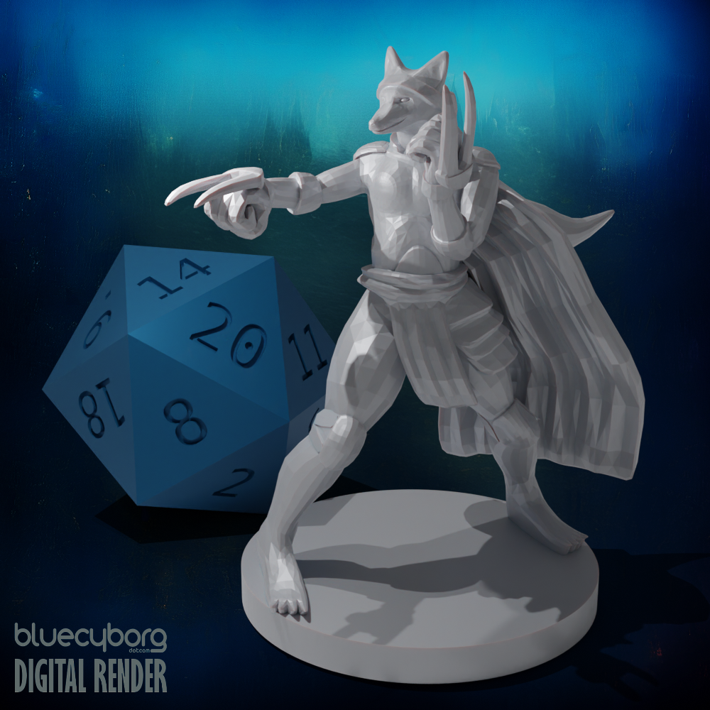 Kitsune Rogue 28mm Scale Miniature