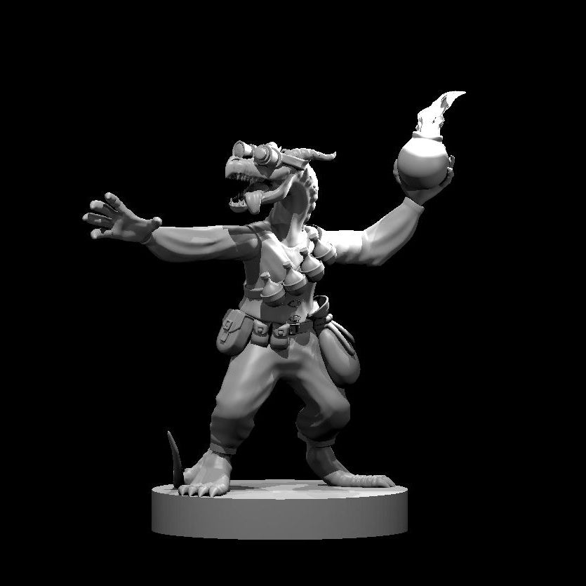 Kobold Alchemist Artificer 2 - 28mm Scale Miniature