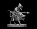 Kobold Paladin on Boar Mount - 28mm Scale Miniature