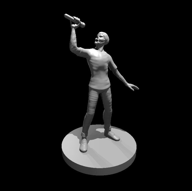 Lich Male Bard - 28mm Scale Miniature
