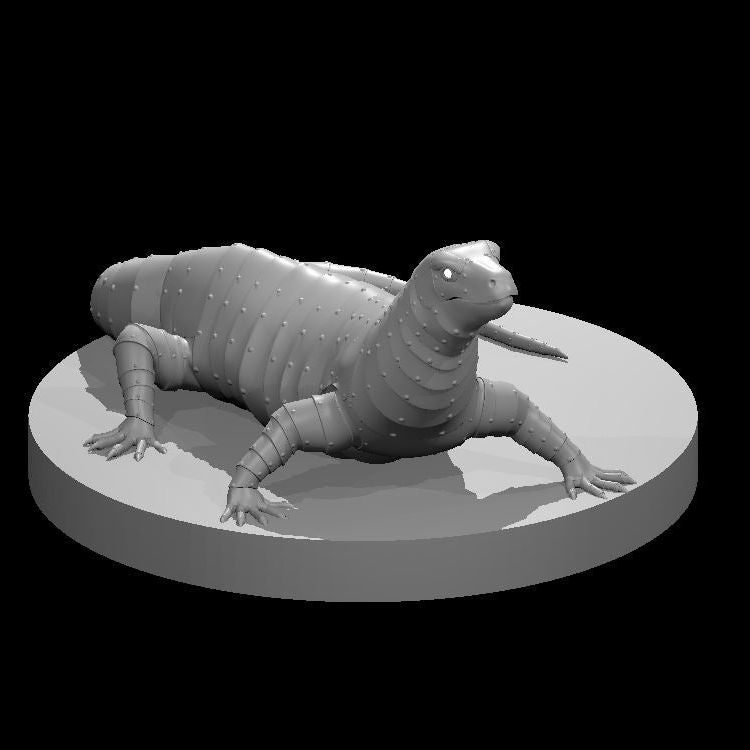 Lizard Steel Defender - 28mm Scale Miniature