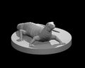 Lizard Steel Defender - 28mm Scale Miniature