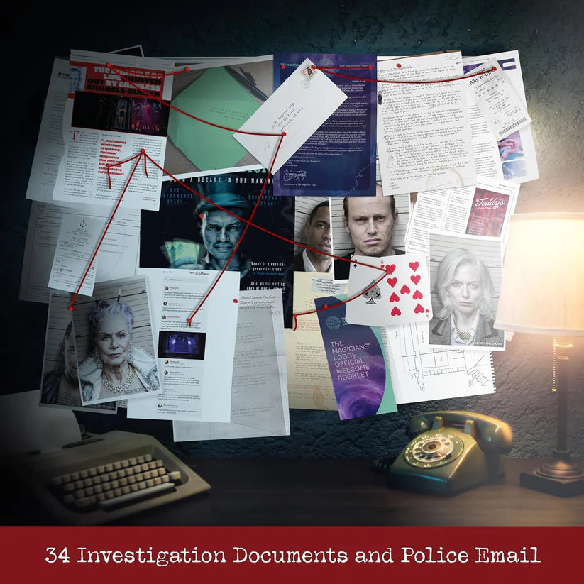 Murder of a Magician - Cryptic Killers - Unsolved Murder Mystery Case File Game