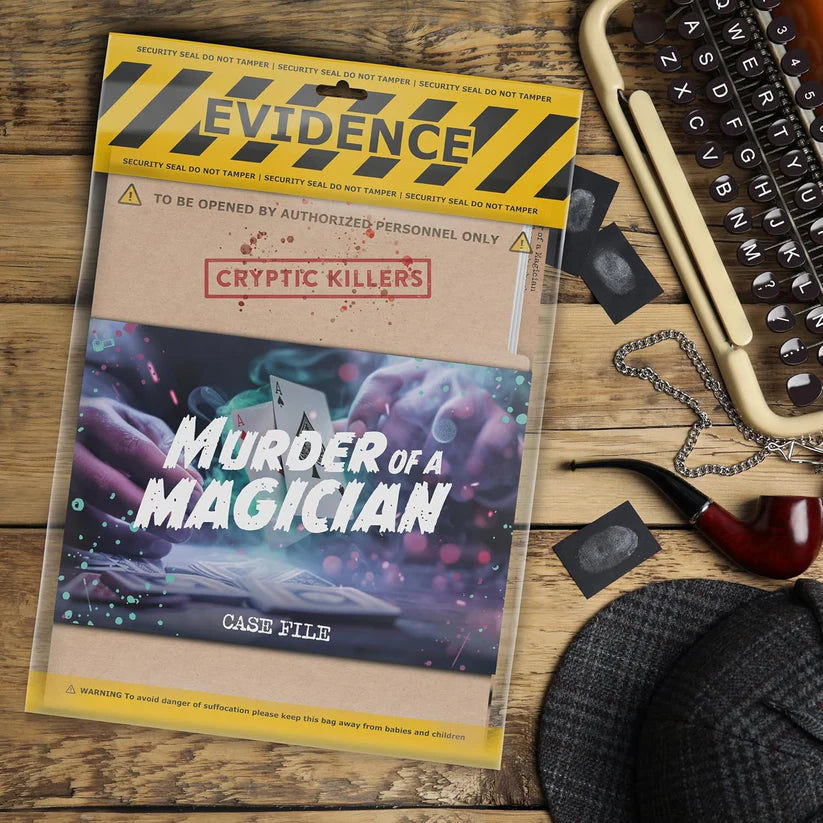 Murder of a Magician - Cryptic Killers - Unsolved Murder Mystery Case File Game