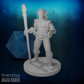 Male Elf Druid 28mm Scale Miniature