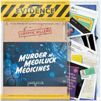 Murder at MediLuck Medicines - Cryptic Killers - Unsolved Murder Mystery Case File Game