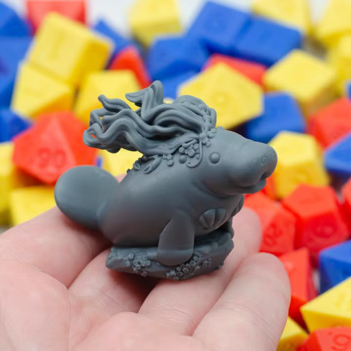 Mermanatee by Found Family Adventurecrafts — example miniature; supplied unpainted