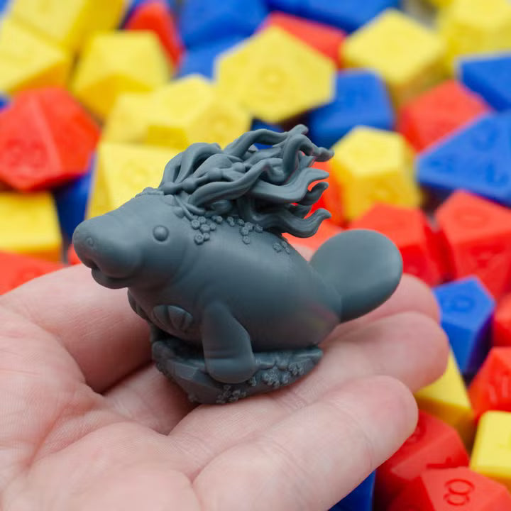 Mermanatee by Found Family Adventurecrafts — example miniature; supplied unpainted